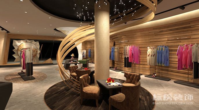 布衣齋服裝店鋪裝修7